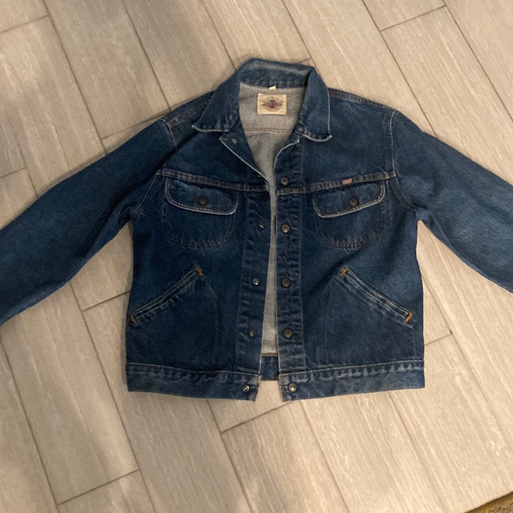 Vintage denim jacket made in Canada